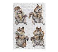 Puzzle pour Adultes 38x26cm/1000pcs Nuts About Ice Cream Puzzles pour Adultes Jeu Manuel Découpe De Précision Cadeaux Uniques pour Anniversaire Et Noël 38x26cm/1000pcs