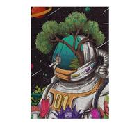 Puzzle pour Adultes 38x26cm/1000pcs Space Explorer's Garden Casse-tête pour Adultes, Jeu De Réflexion, Décoration Intérieure, Cadeaux Uniques d'anniversaire Et De Noël 38x26cm/1000pcs