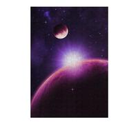 Puzzle pour Adultes 38x26cm/1000pcs Sunrise in Space Puzzle pour Adultes, Jouet, Décoration Murale, Décoration Parfaite, Jeu Stimulant, Cadeaux 38x26cm/1000pcs