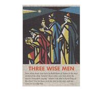Puzzle pour Adultes 38x26cm/1000pcs Three Wise Men Puzzle Jeux De Détente Décoration Intérieure Cadeaux Uniques pour Anniversaire Et Noël 38x26cm/1000pcs