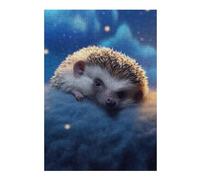 Puzzle pour Adultes 38x26cm/1000pcs Whispering Hedgehog Dreams Casse-tête pour Adultes, Jeu De Réflexion, Décoration Intérieure, Cadeaux Uniques d'anniversaire Et De Noël 38x26cm/1000pcs