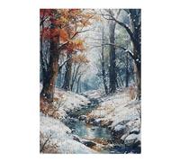 Puzzle pour Adultes 38x26cm/1000pcs Winters Whisper Casse-tête pour Adolescents, Jeu De Réflexion, Course De Vitesse Manuelle, Cadeaux Uniques d'anniversaire Et De Noël 38x26cm/1000pcs