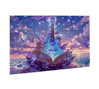 Puzzle pour Adultes 4000 Pièces Puzzle Guitare Livre 87 x 141 cm Jeu éducatif Puzzles Défiants Jeu éducatif, Puzzles pour Femmes, Cadeaux Hommes Décoration Maison Activité Familiale Parfaite K0F-390