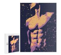 Puzzle pour Adultes 500 PCS Abstract Human Form Painting Puzzle pour Adultes, Jeu De Réflexion, Cadeau pour Femmes, Activités Amusantes À La Maison, 500 PCS