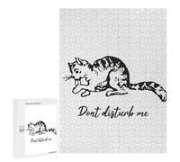 Puzzle pour Adultes 500 PCS Dont Disturb My Cat Puzzles pour Adolescents Jeux De Société Difficile Difficile Est Idéal comme Cadeau 500 PCS