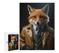 Puzzle pour Adultes 500 PCS Fox Cool Fantasy Puzzles pour Adolescents Jeux De Société Difficile Difficile Est Idéal comme Cadeau 500 PCS