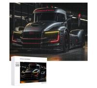 Puzzle pour Adultes 500 PCS Future Racing Truck Unveiled Puzzles pour Adolescents, Jouet, Décoration Murale, Motif À Assembler, Interaction Parent-Enfant 500 PCS