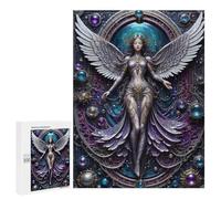 Puzzle pour Adultes 500 PCS Galactic Angel Steampunk Puzzles pour Adolescents Jeu Manuel Décoration Intérieure Jeu Stimulant Cadeaux 500 PCS