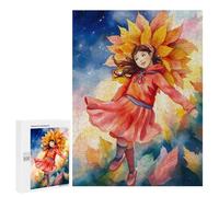Puzzle pour Adultes 500 PCS Girls Flowers Puzzles pour Adolescents Jeux De Société Difficile Difficile Est Idéal comme Cadeau 500 PCS