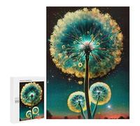 Puzzle pour Adultes 500 PCS Glowing Dandelion Tree Puzzles pour Adolescents, Jouet, Décoration Murale, Motif À Assembler, Interaction Parent-Enfant 500 PCS