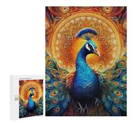 Puzzle pour Adultes 500 PCS Magical Peacock Artwork -2 Casse-tête pour Adolescents, Jeu De Réflexion, Course De Vitesse, Cadeaux d'anniversaire Et Originaux 500 PCS