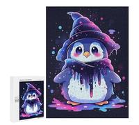 Puzzle pour Adultes 500 PCS Magical Penguin Wizard Puzzles pour Adolescents Jeux De Société Difficile Difficile Est Idéal comme Cadeau 500 PCS