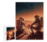 Puzzle pour Adultes 500 PCS Martian Space Bar Puzzles pour Adolescents Jeux De Société Difficile Difficile Est Idéal comme Cadeau 500 PCS