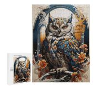 Puzzle pour Adultes 500 PCS Owl Celestial Guardian Puzzles pour Adolescents Jeu Manuel Décoration Intérieure Jeu Stimulant Cadeaux 500 PCS