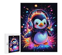 Puzzle pour Adultes 500 PCS Party Penguin Puzzle Casse-tête Amusant Et Humoristique, Idéal comme Cadeau 500 PCS