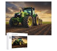 Puzzle pour Adultes 500 PCS Powerful Farm Tractor in Action -13 Puzzles pour Adolescents, Jouet, Décoration Murale, Motif À Assembler, Interaction Parent-Enfant 500 PCS
