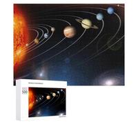 Puzzle pour Adultes 500 PCS Solar System Planets-3 Casse-tête pour Adolescents, Jeu De Réflexion, Course De Vitesse, Cadeaux d'anniversaire Et Originaux 500 PCS
