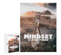 Puzzle pour Adultes 500 PCS Tiger Mindset Puzzles pour Adolescents Jeu Manuel Décoration Intérieure Jeu Stimulant Cadeaux 500 PCS