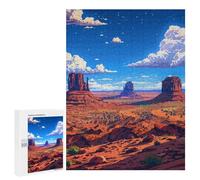 Puzzle pour Adultes 500 PCS Utah Nature Pixel Art Puzzles pour Adolescents Jeux De Société Difficile Difficile Est Idéal comme Cadeau 500 PCS
