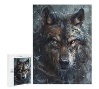 Puzzle Pour Adultes 500 PCS Wolf Fantasy Abstrait Art Puzzle Pour Adolescents Jouet Décoration Murale Modèle Assembler Cadeaux Pour Amis Et La Famille 500 PCS