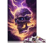 Puzzle pour Adultes 500 pièces Art Fantasy Crâne Puzzles pour Adultes Puzzle pour Adolescents Jeu de Puzzle Jouet Cadeau 500 pièces (52x38cm)