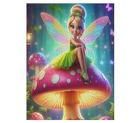 Puzzle pour Adultes 500 Pièces Elfe Mignon Puzzles en Bois Créatifs-Jeu Pratique -Décoration Familiale 55×41cm