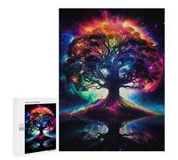 Puzzle pour adultes 500 pièces Puzzle Arbre de Vie Cosmique pour Adolescents, Jeu de Réflexion, Analyse et Logique 500 pièces