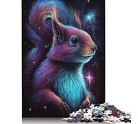 Puzzle pour Adultes 500 pièces, Puzzle Écureuil Galaxie, Jouet éducatif, pour Adultes et Enfants, Décoration intérieure 500 pièces (52x38cm)