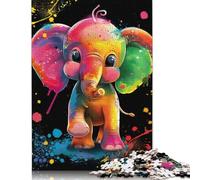 Puzzle pour Adultes 500 pièces - Puzzle Hippopotame Galaxie - Décoration intérieure - 500 pièces (52 x 38 cm)