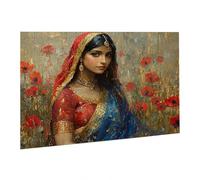 Puzzle pour Adultes 5000 pièces Puzzle Femme Indienne Coquelicots 105.5X156.5cm-Jeu éducatif-Puzzles Défiants Jeu éducatif, Puzzles pour Femmes, Cadeaux Décoration-Activité Familiale Parfaite fr0-64