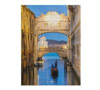 Puzzle pour Adultes 52x38cm/1000pcs Bridge of Sighs Venice Casse-tête pour Adolescents Jeu De Réflexion Analyse Et Logique Jeu Stimulant Cadeaux 52x38cm/1000pcs