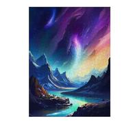 Puzzle pour Adultes 52x38cm/1000pcs Celestial Symphony Galaxy Puzzle Jeux Amusants Décoration Murale Cadeaux Uniques pour Anniversaire Et Noël 52x38cm/1000pcs