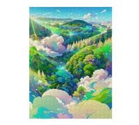 Puzzle pour Adultes 52x38cm/1000pcs Enchanted Forest Skyward View Casse-tête pour Adultes, Jeu De Réflexion, Décoration Intérieure, Cadeaux Uniques d'anniversaire Et De Noël 52x38cm/1000pcs