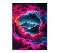 Puzzle pour Adultes 52x38cm/1000pcs Gateway to The Cosmos Puzzles pour Adultes, Jeu De Réflexion, Cadeau d'anniversaire, Cadeaux Uniques 52x38cm/1000pcs