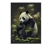 Puzzle pour Adultes 52x38cm/1000pcs Giant Panda in Bamboo Forest Puzzle De Réflexion pour Adultes, Jeu De Puzzle, Modèle À Assembler, Idéal comme Cadeau 52x38cm/1000pcs