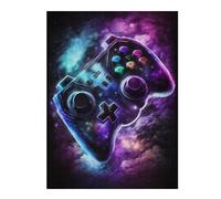 Puzzle pour Adultes 52x38cm/1000pcs Glowing Cosmic Game Controller-2 Jeu Manuel pour Adultes Décoration Idéale Interaction Parent-Enfant 52x38cm/1000pcs