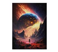 Puzzle pour Adultes 52x38cm/1000pcs Interstellar Adventure Casse-tête pour Adolescents Jeu De Réflexion Analyse Et Logique Jeu Stimulant Cadeaux 52x38cm/1000pcs