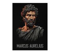 Puzzle pour Adultes 52x38cm/1000pcs Marcus Aurelius Emperor Puzzles pour Adultes, Jeu De Réflexion, Cadeau d'anniversaire, Cadeaux Uniques 52x38cm/1000pcs
