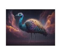 Puzzle pour Adultes 52x38cm/1000pcs Pièces Puzzle Cosmic Bird in Space Puzzles pour Adultes - Décoration Murale - Difficile Et Stimulant À Compléter 52x38cm/1000pcs