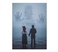 Puzzle pour Adultes 52x38cm/1000pcs Pirate Ghost Ship Puzzles pour Adolescents : Jouets Anti-Stress, Amusants Et Humoristiques, Difficiles Et Stimulants 52x38cm/1000pcs