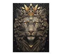 Puzzle pour Adultes 52x38cm/1000pcs Regal Tiger Majesty -1 Puzzle pour Adultes - Décoration Murale - Décoration Parfaite - Cadeaux Uniques d'anniversaire Et De Noël 52x38cm/1000pcs