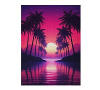 Puzzle pour Adultes 52x38cm/1000pcs Retro Neon Dreams Casse-tête pour Adolescents Jeu De Réflexion Analyse Et Logique Jeu Stimulant Cadeaux 52x38cm/1000pcs