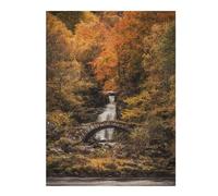 Puzzle pour Adultes 52x38cm/1000pcs Scottish Waterfall Puzzle pour Adultes Jeu Manuel Une Œuvre d'art Cadeaux Uniques pour Anniversaire Et Noël 52x38cm/1000pcs