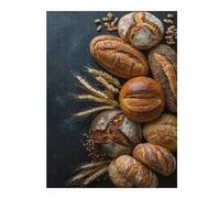 Puzzle pour Adultes 52x38cm/1000pcsArtisan Breads Casse-tête pour Adolescents, Jeu De Réflexion, Course De Vitesse Manuelle, Cadeaux Uniques d'anniversaire Et De Noël 52x38cm/1000pcs