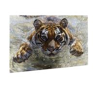 Puzzle pour Adultes 6000 Pièces Puzzle Le Tigre Eau 105 x 179 cm Jeu éducatif Puzzles Défiants Jeu éducatif, Puzzles pour Femmes, Cadeaux Hommes Décoration Maison Activité Familiale Parfaite K0F-33