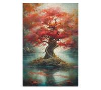Puzzle pour Adultes 75x50cm/1000pcs Amazing Big Tree Puzzles pour Adultes, Jouets Anti-Stress, Améliorent La Mémoire, Activités Amusantes À La Maison, 75x50cm/1000pcs