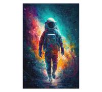 Puzzle pour Adultes 75x50cm/1000pcs Cosmic Astronaut Journey-5 Puzzles pour Adultes - Décoration Murale - Découpe De Précision - Interaction Parent-Enfant 75x50cm/1000pcs