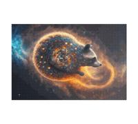 Puzzle pour Adultes 75x50cm/1000pcs Cosmic Raccoon A Celestial Journey Puzzle pour Adultes - Décoration Murale - Décoration Parfaite - Cadeaux Uniques d'anniversaire Et De Noël 75x50cm/1000pcs