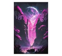 Puzzle pour Adultes 75x50cm/1000pcs Enchanted Moonfall Puzzles pour Adultes, Jeu De Réflexion, Cadeau d'anniversaire, Cadeaux Uniques 75x50cm/1000pcs