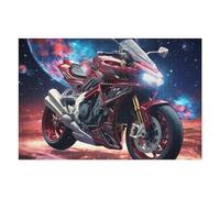 Puzzle pour Adultes 75x50cm/1000pcs Galactic Motorcycle Adventure Puzzle Adulte, Jouet, Décoration Murale, Anti-Stress, Cadeau d'anniversaire Et Cadeau Unique 75x50cm/1000pcs